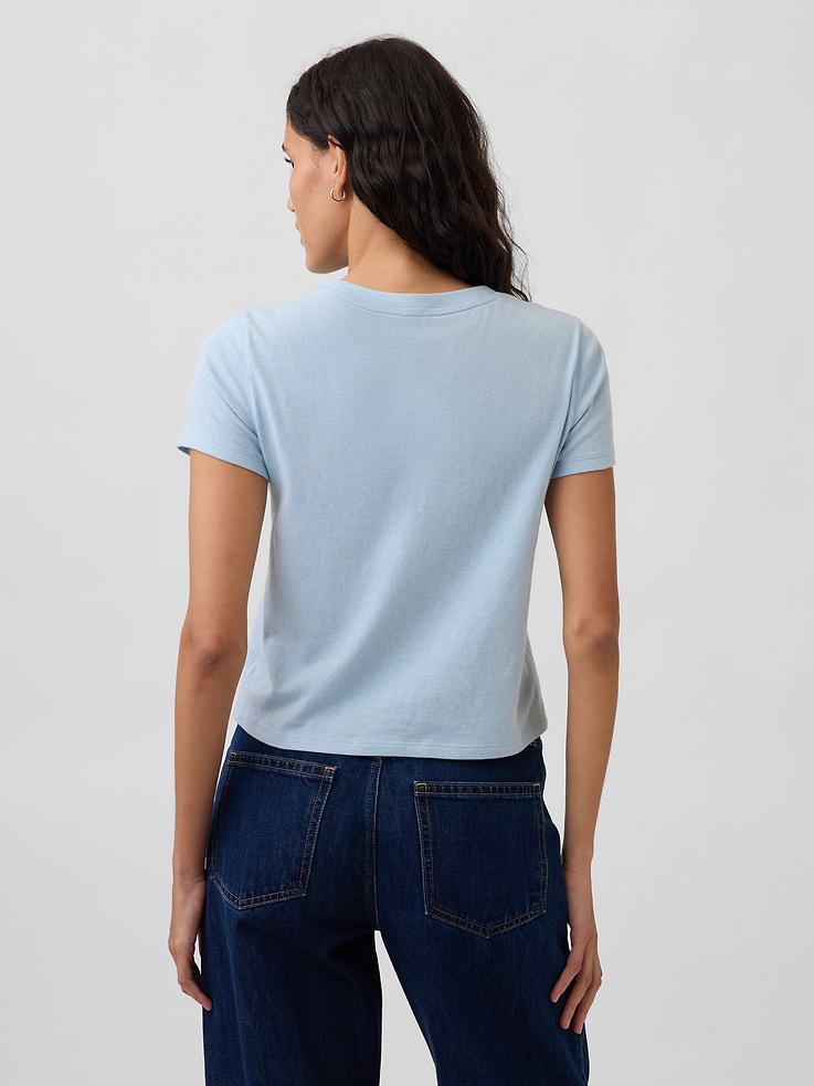 Image number 3 showing, 100% Cotton Authentic Shrunken T-Shirt