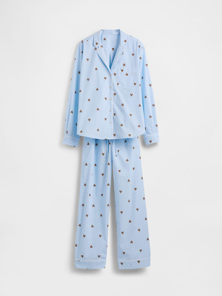 Image number 4 showing, Poplin PJ Set