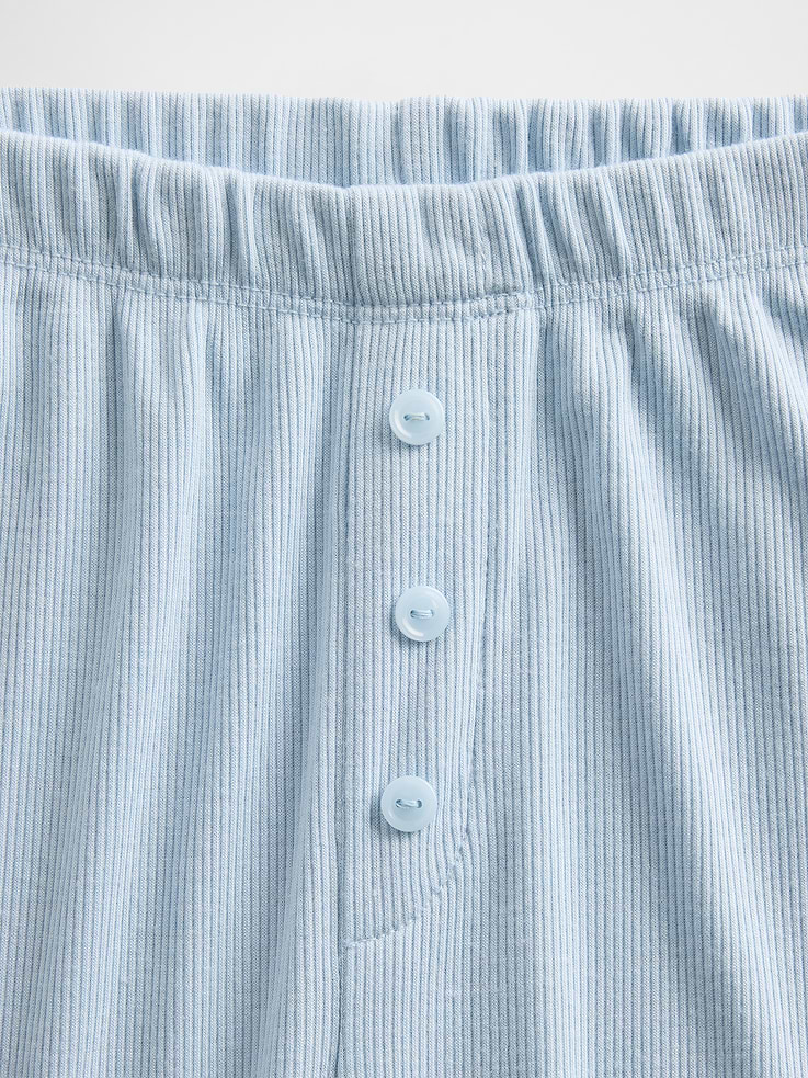 Image number 5 showing, MiniRib Wide-Leg PJ Pants