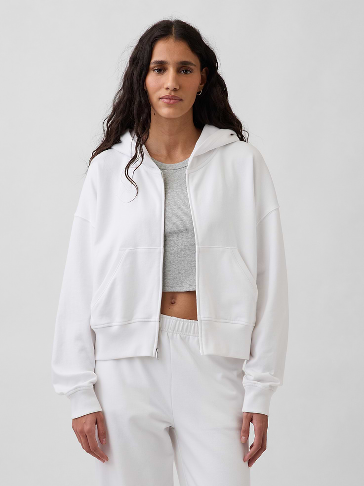Image number 1 showing, VintageSoft Terry Zip Hoodie