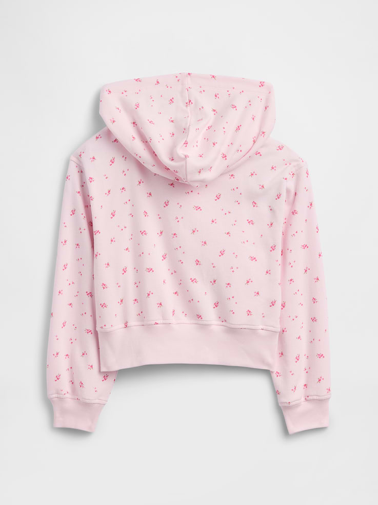 Image 2 of 3, Kids Relaxed Print French Terry Zip Hoodie