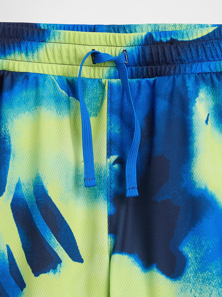 Image number 3 showing, Kids 100% Recycled Pull-On Mesh Shorts
