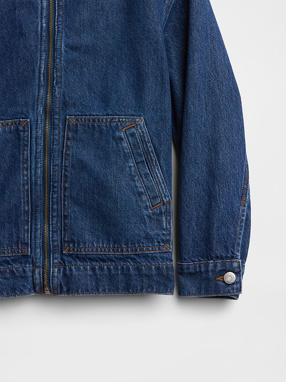 Kids Denim Utility Jacket