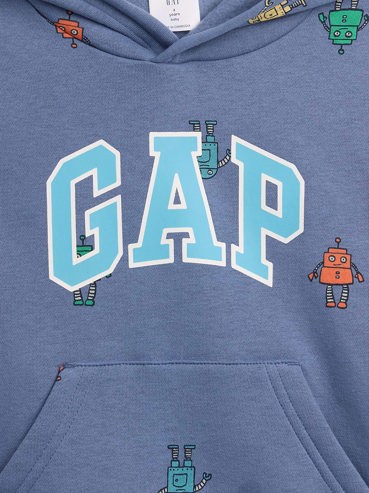 Image number 3 showing, babyGap Relaxed Print Logo Hoodie
