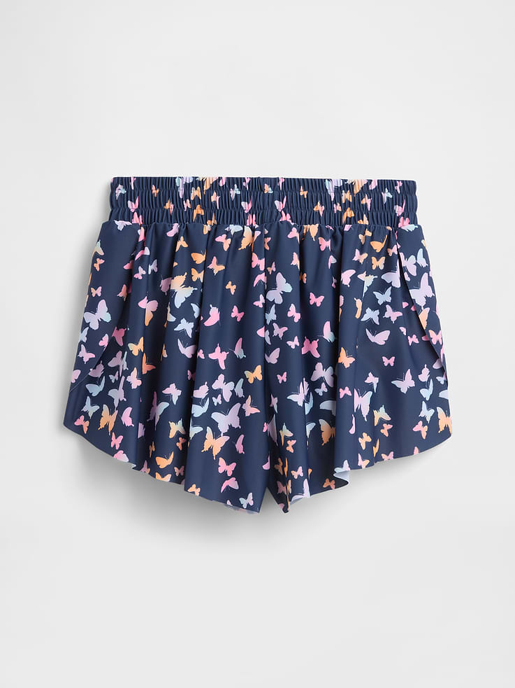 Image 2 of 3, Kids Pull-On Butterfly Shorts