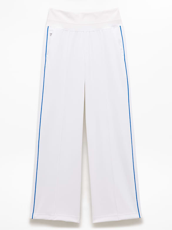 Venice High Rise Track Stripe Wide Leg Pant