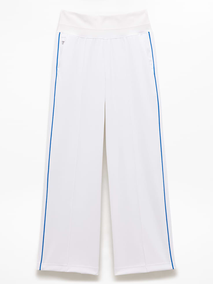 Image number 7 showing, Venice High Rise Track Stripe Wide Leg Pant