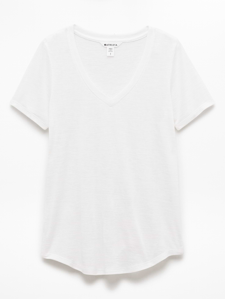 Image number 7 showing, Breezy Scoop V-Neck Tee