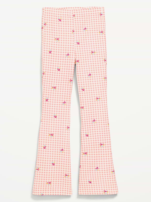 High-Waisted Flared Leggings for Girls
