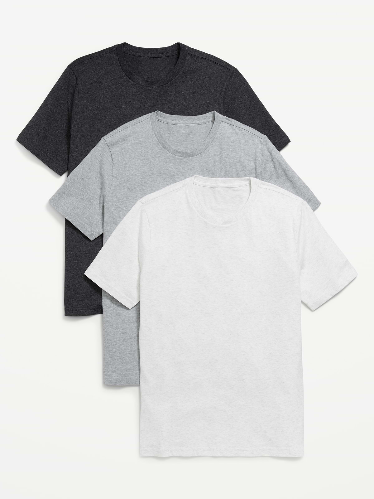 Solid Crew-Neck T-Shirt 3-Pack