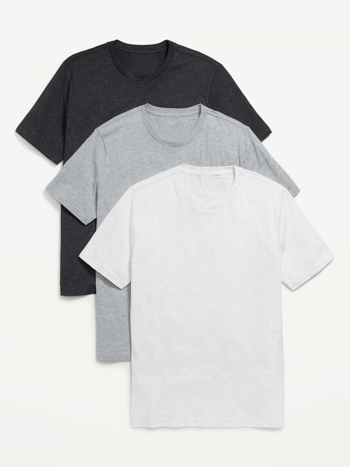 L'image numéro 1 présente T-shirt ras du cou uni pour Homme (paquet de 3)