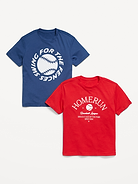 Image number 1 showing, Short-Sleeve Graphic T-Shirt 2-Pack for Boys