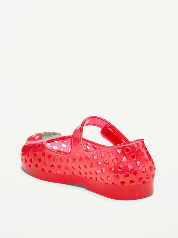 Jelly Mary-Jane Flats for Toddler Girls