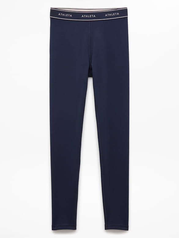 Athleta Girl High Rise Chit Chat Logo Legging
