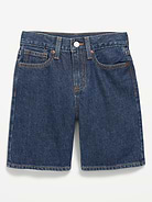 Image number 4 showing, Knee Length Baggy Jean Shorts for Boys