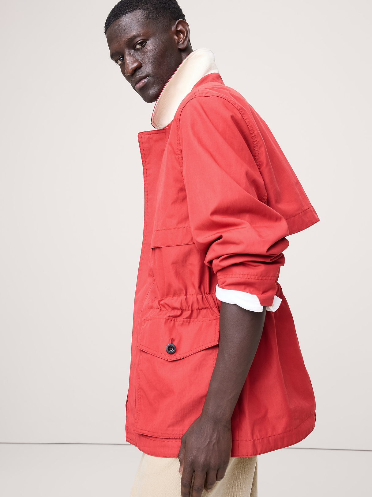 Cotton-Nylon Field Jacket | Banana Republic