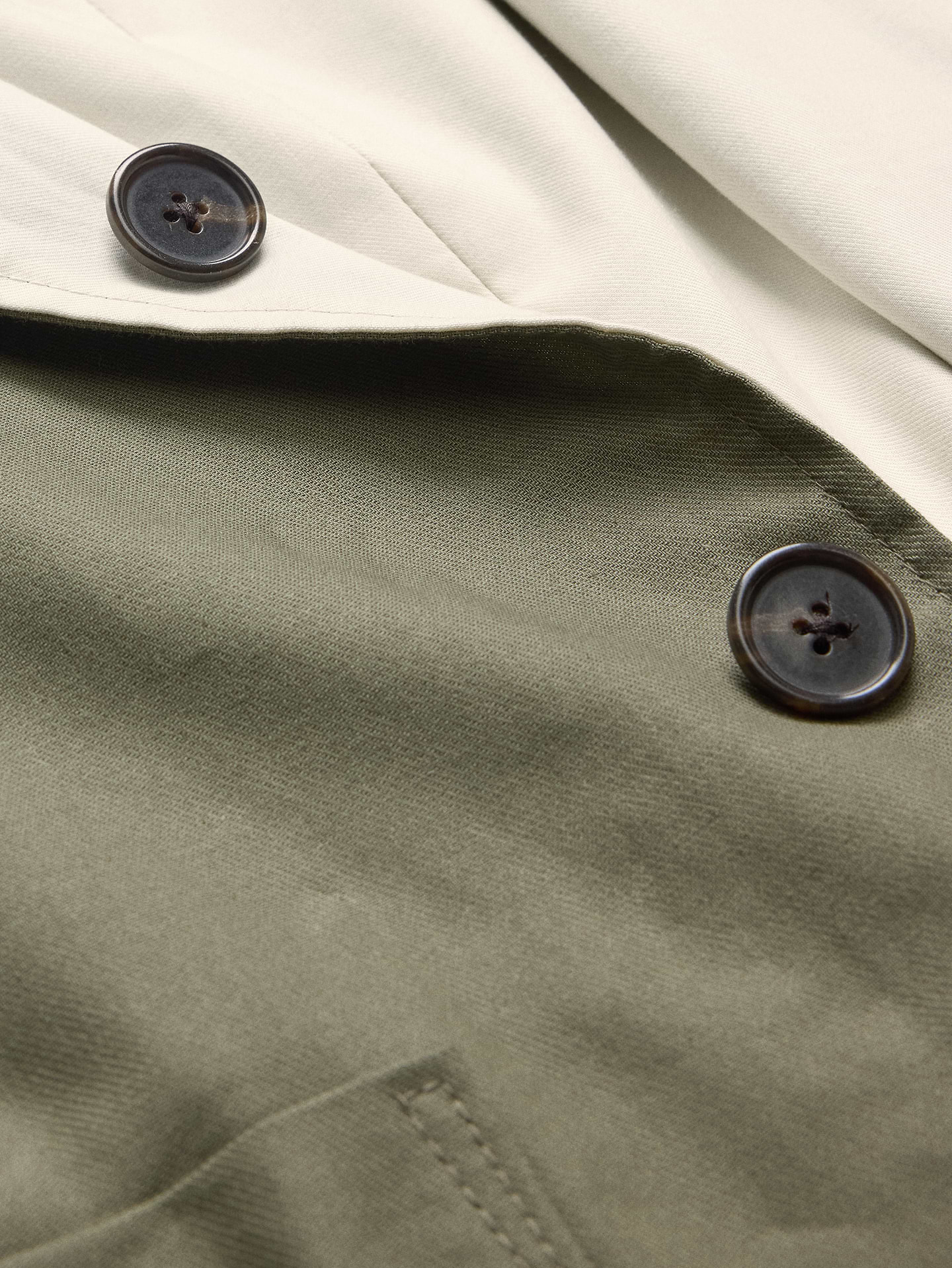 Image number 7 showing, Short Reversible Cotton Car Coat