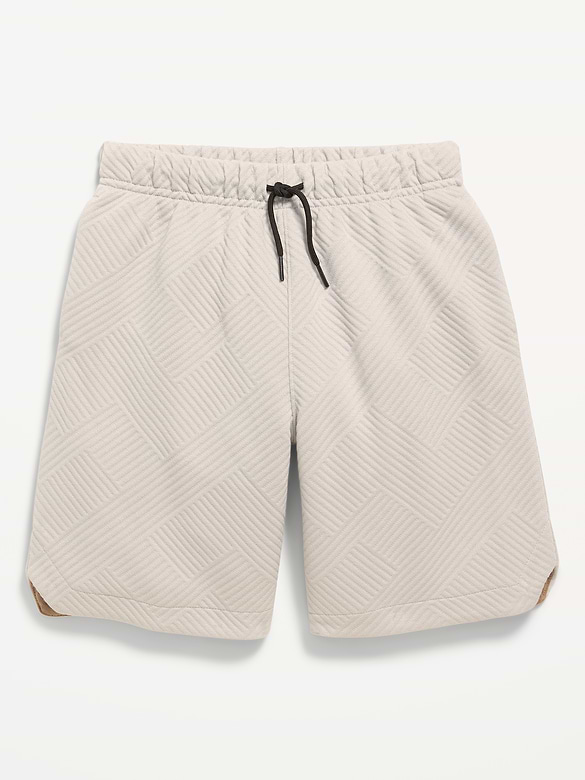 Short de basketball texturé en Molleton dynamique pour garçon