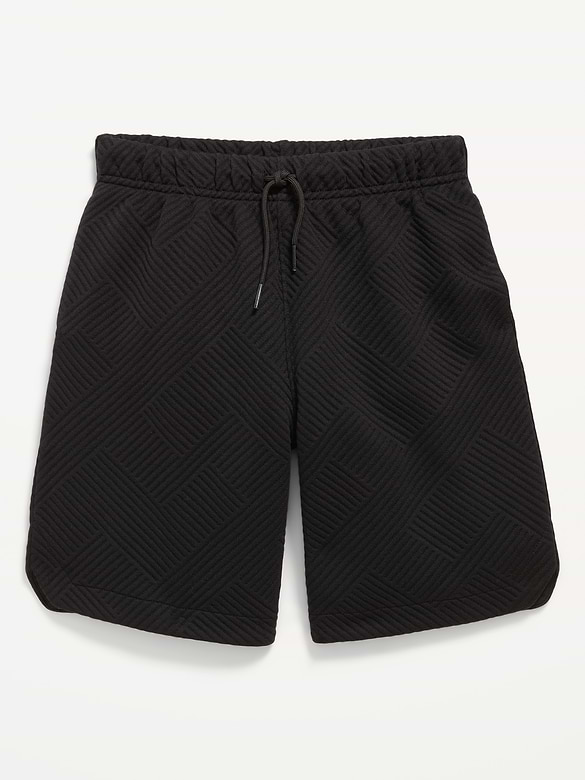Short de basketball texturé en Molleton dynamique pour garçon