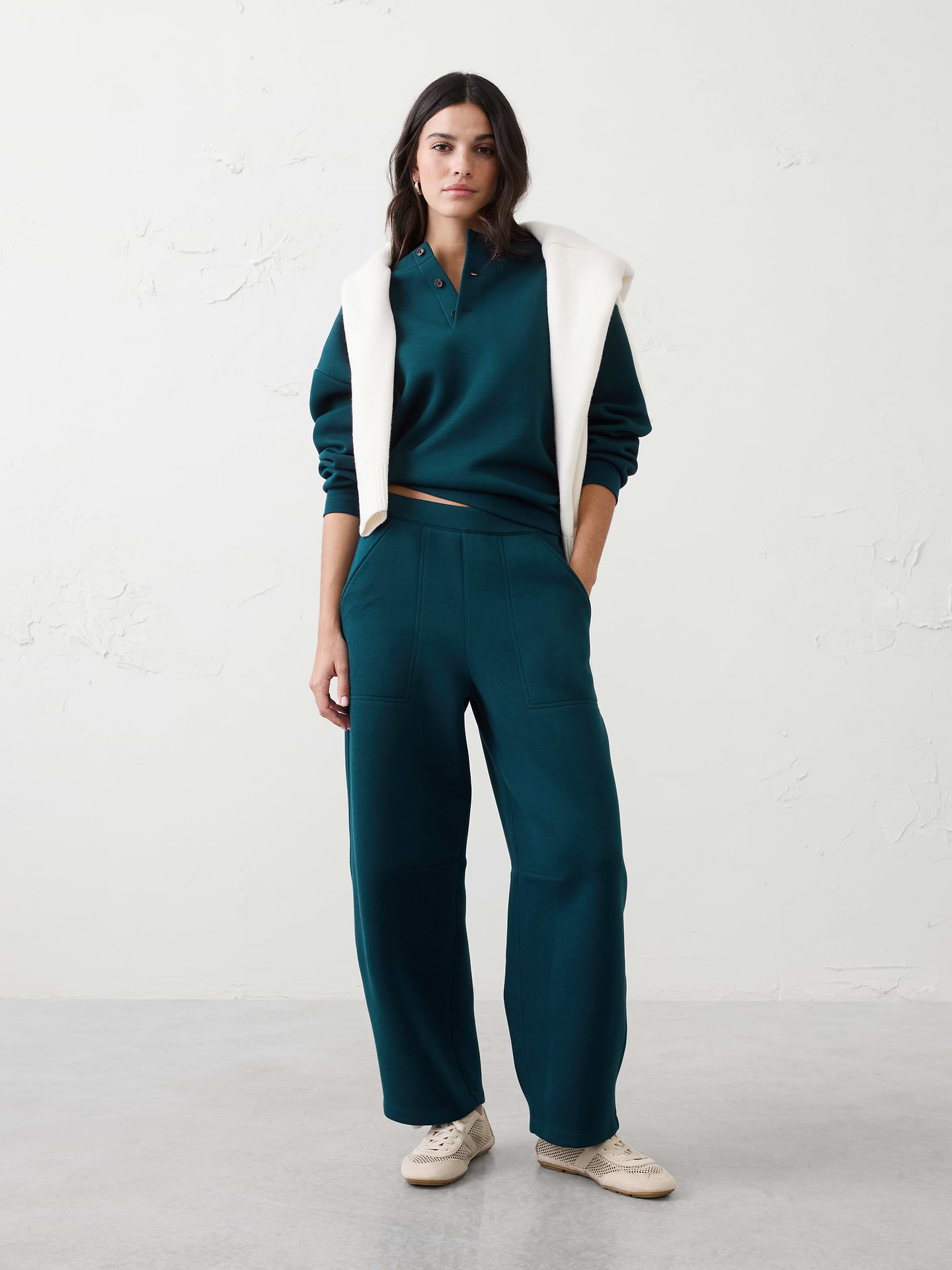 Image number 1 showing, Weekender Slim Barrel High-Rise Pant