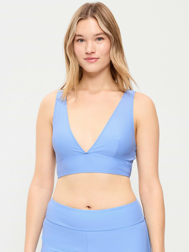 L'image numéro 5 présente Haut de bikini long mat