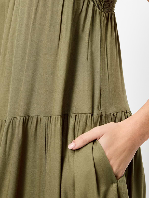 Airy Smocked Maxi Dress