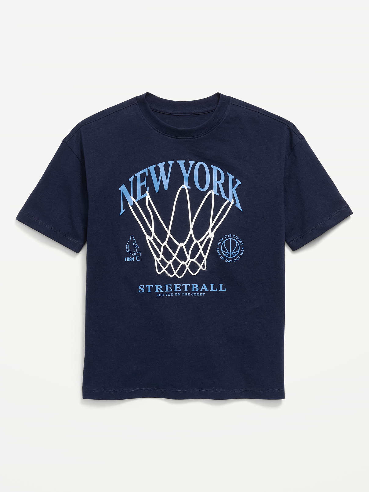 Image number 1 showing, Oversized Short-Sleeve Graphic T-Shirt for Boys