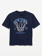 Image number 1 showing, Oversized Short-Sleeve Graphic T-Shirt for Boys