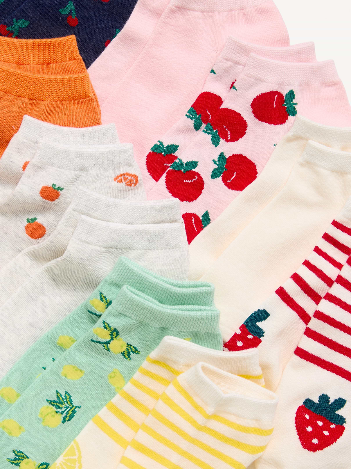 Image number 2 showing, Ankle Socks 10-Pack for Girls