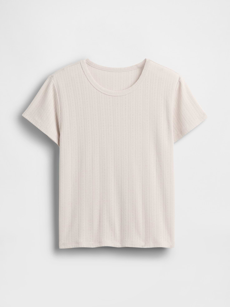 Image number 4 showing, Pointelle PJ T-Shirt