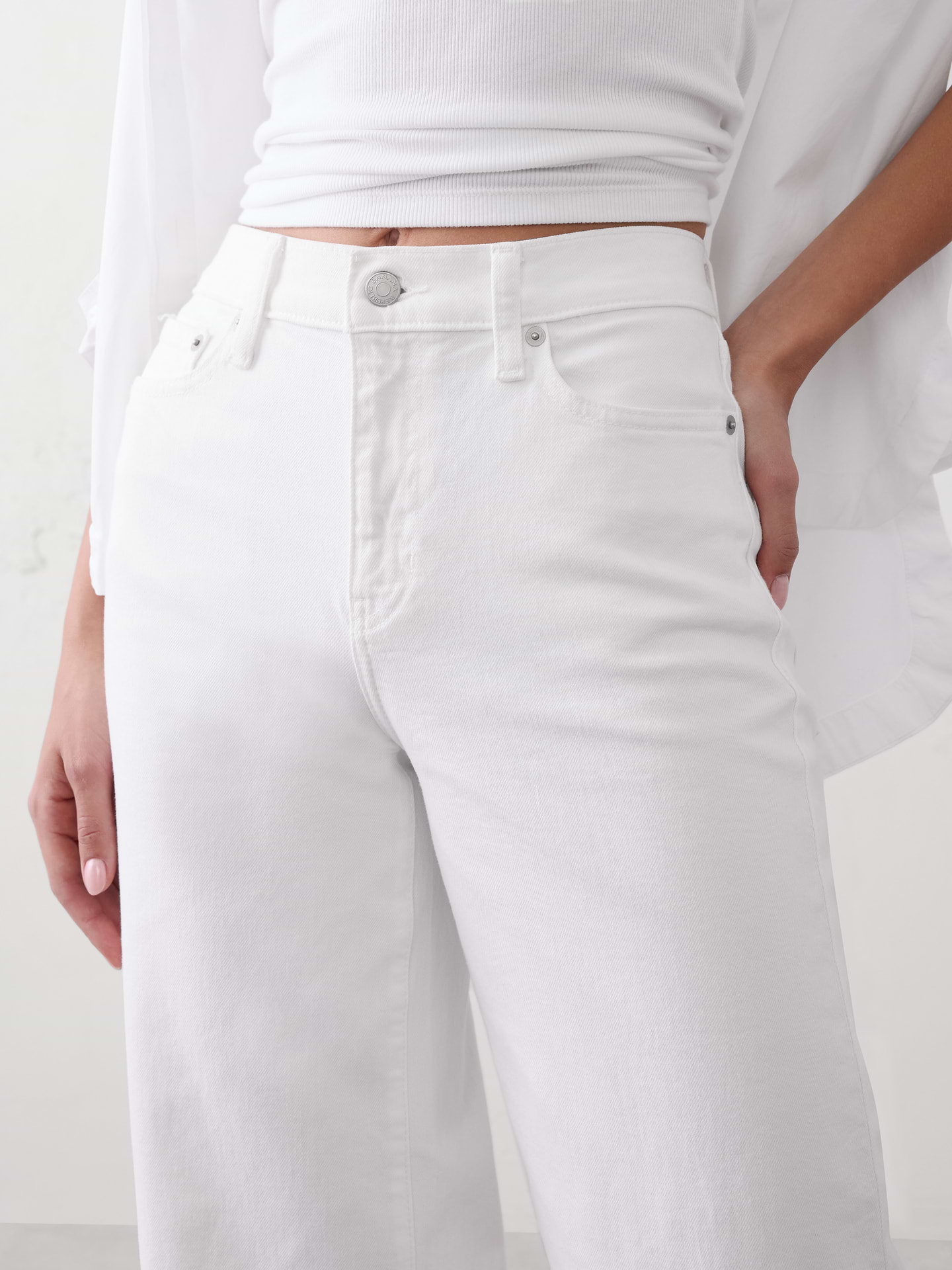 Image number 3 showing, Straight High-Rise Jean