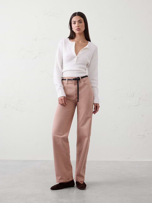Straight High-Rise Jean