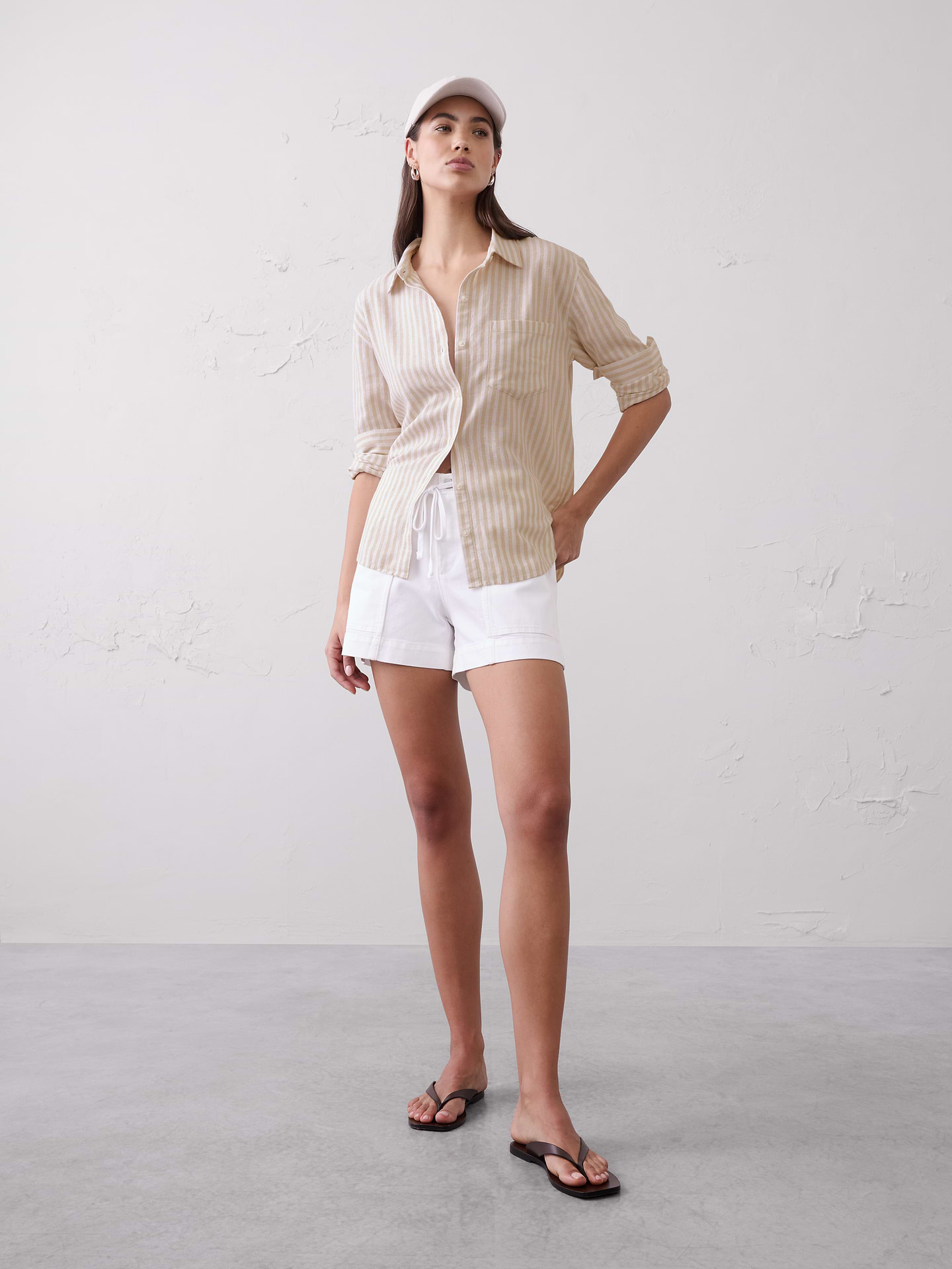 Image number 1 showing, Perfect Linen-Blend Shirt