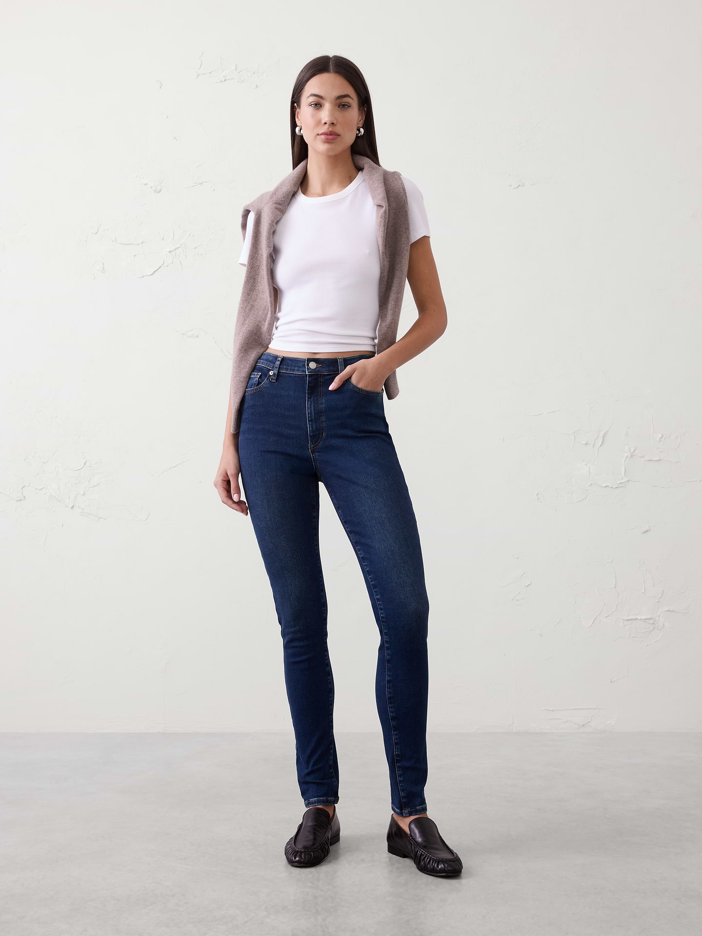 Image number 1 showing, High-Rise Skinny Jean