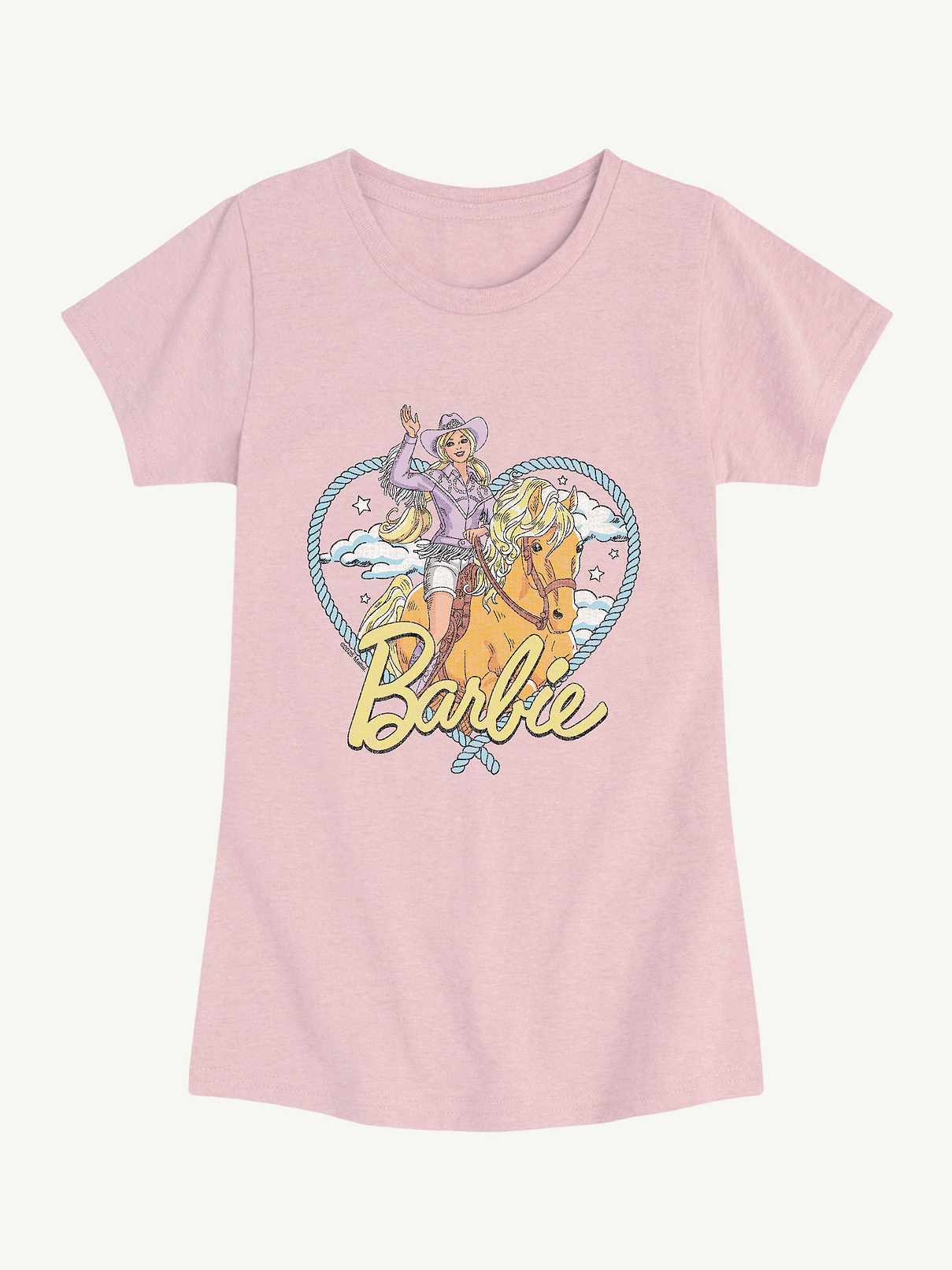 Image number 1 showing, Western Barbie Short Sleeve Tee For Toddler