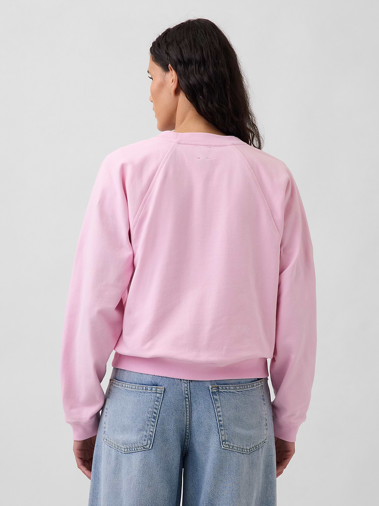 Image number 3 showing, VintageSoft Terry Raglan Sweatshirt