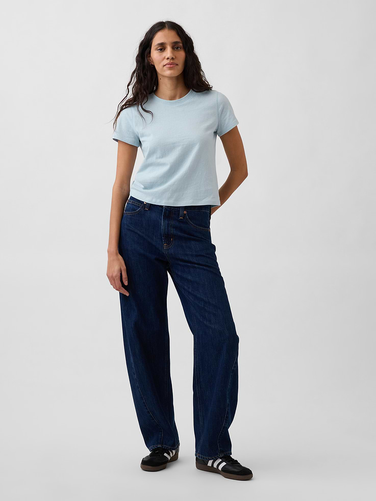 Image number 2 showing, 100% Cotton Authentic Shrunken T-Shirt