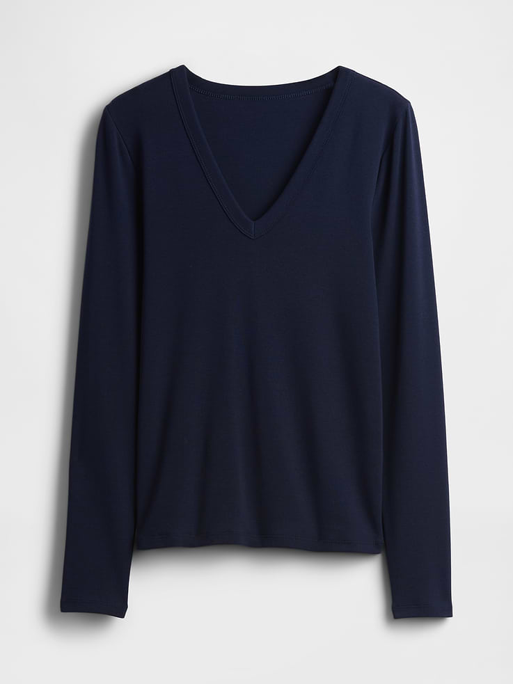 Image number 5 showing, Modern V-Neck T-Shirt