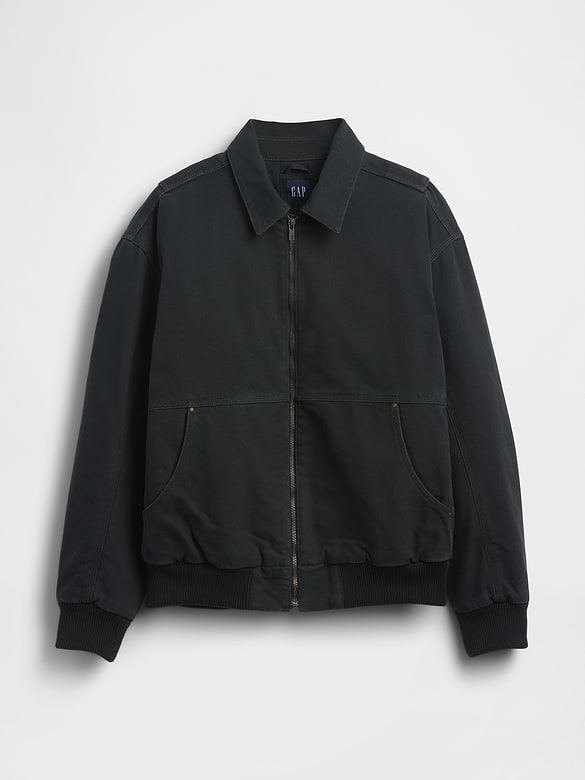 Canvas Bomber Jacket