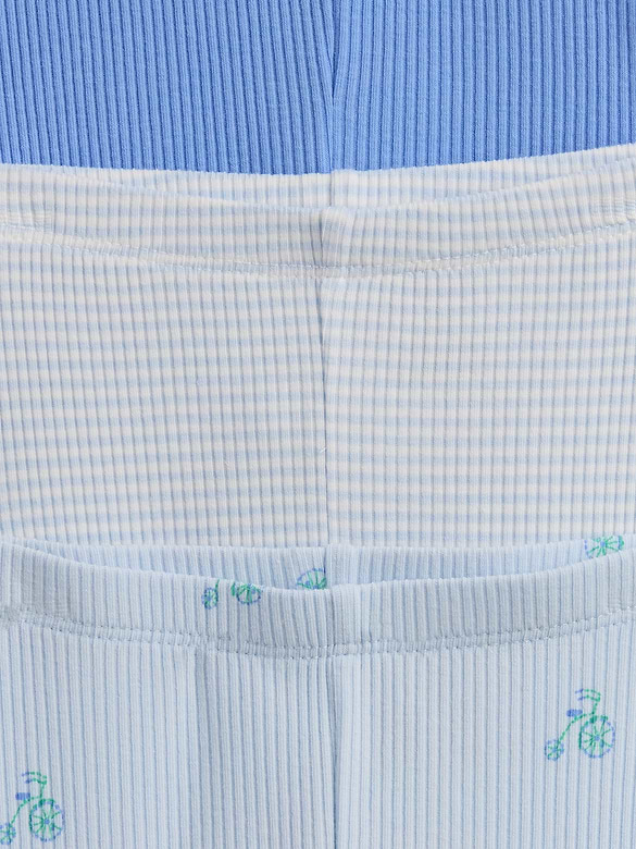 Baby First Favorites TinyRib Pull-On Pants (3-Pack)