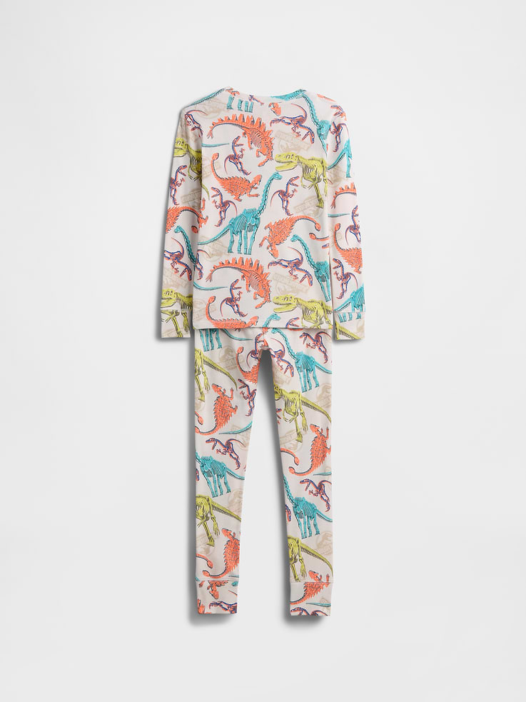 Image number 2 showing, Kids Organic Brushed Cotton PJ Set