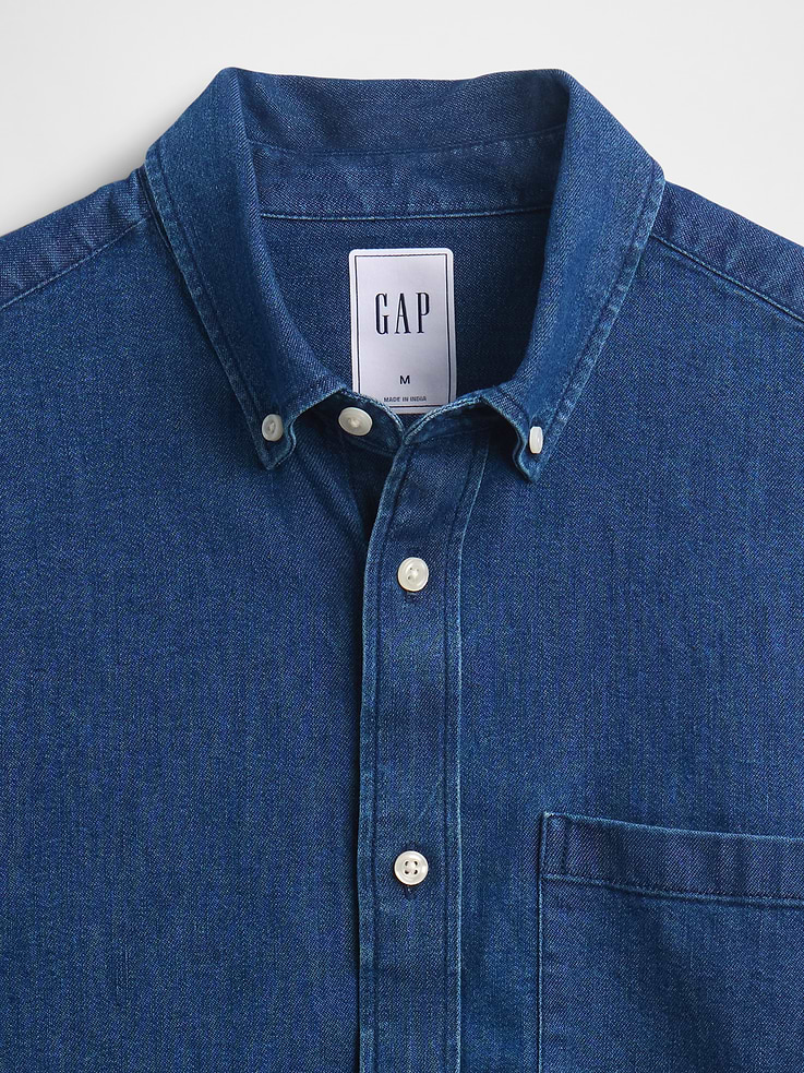 Image number 4 showing, Denim Pocket Shirt
