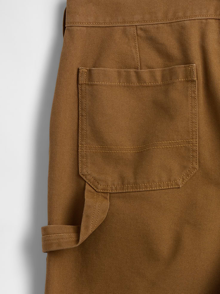 Image number 5 showing, '90s Loose Canvas Double-Knee Carpenter Pants