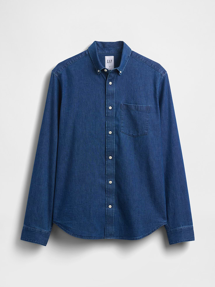 Image number 5 showing, Denim Pocket Shirt