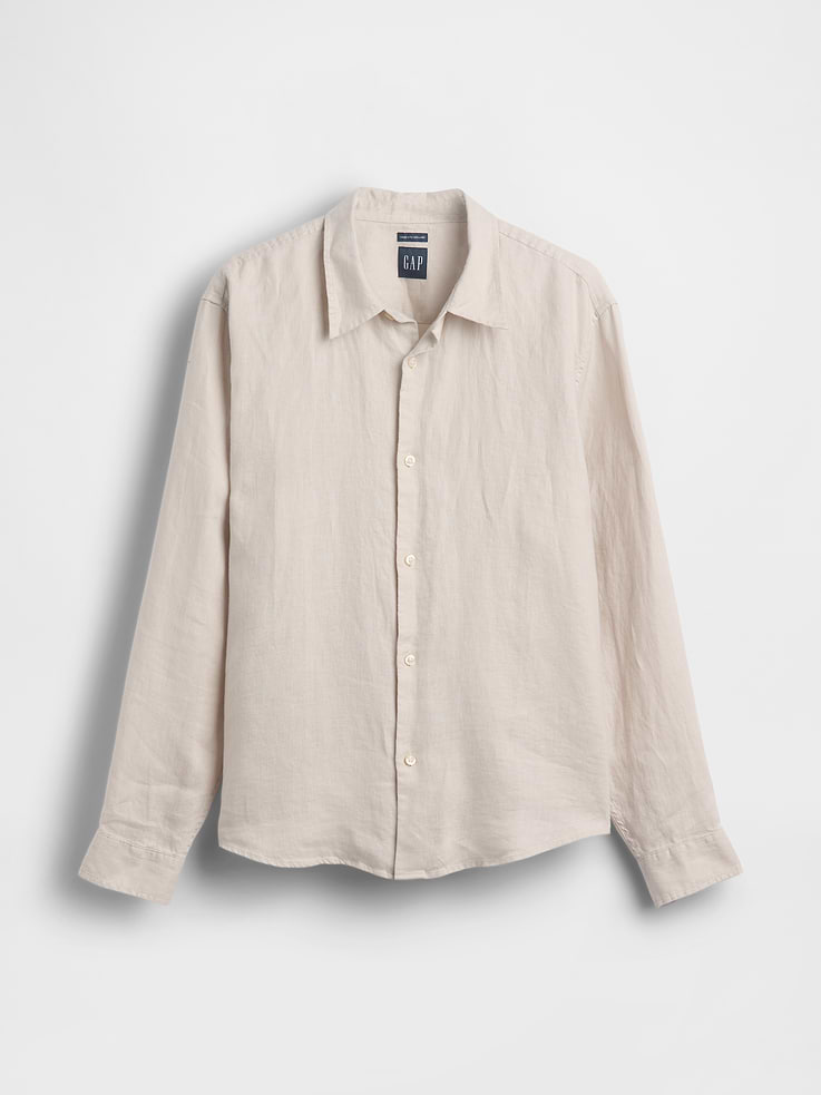 Image number 5 showing, 100% Linen Relaxed Shirt