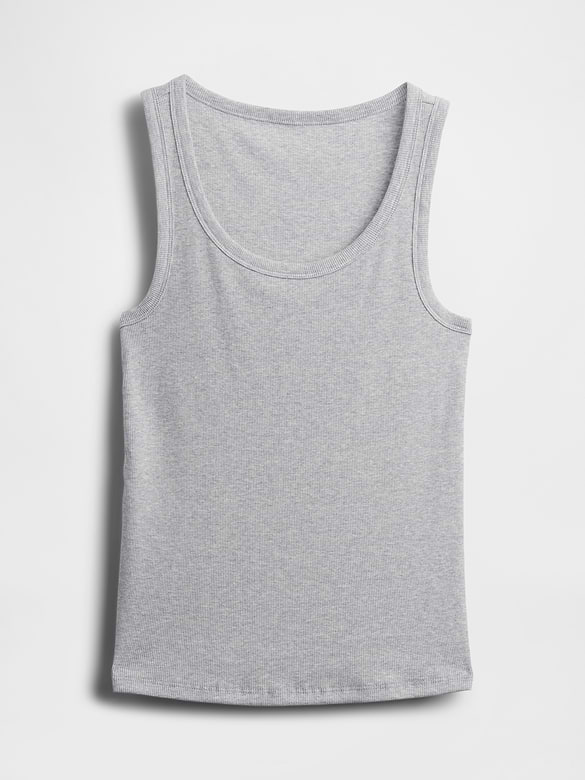 Rib Scoop Tank Top