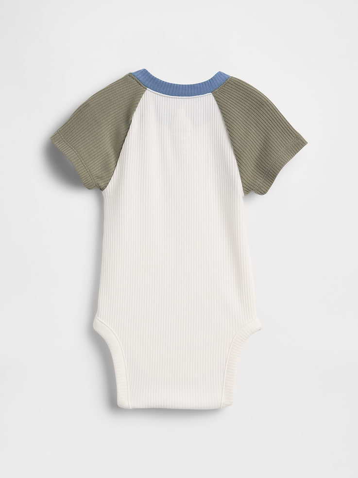 Image number 2 showing, Baby First Favorites TinyRib Raglan Bodysuit