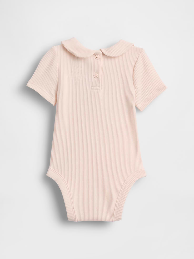 Image 2 of 2, Baby First Favorites TinyRib Peter Pan Bodysuit
