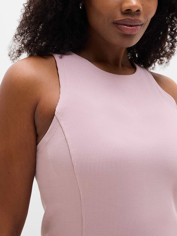 Seasoft Rib Midi Tank Dress