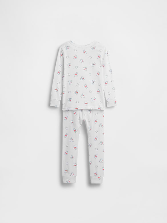 Pyjama en coton biologique brossé Winnie l’Ourson pour Bébé et Tout-petit